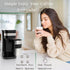 Mixpresso Personal Single Serve Coffee Maker & 14oz Travel Mug, Drip Small Coffee Maker with Auto Shut Off & Reusable