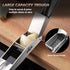 5 Garlic Press Stainless Steel, Premium Garlic Mincer - Years Warranty - No Need to Peel Garlic Crusher, Ginger Masher