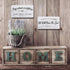 Jetec Rustic Wood Sign - 2 Pieces "As for Me and My House We Will Serve The Lord" Bible Verse Wall Decor