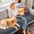 Hokway Stretch Couch Cushion Covers - Sofa Seat Cushion Slipcover Protector, Medium, Gray