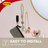 Command Small Metallic Hooks, Brass Color, 4 Hooks and 5 Command Strips, Damage-Free Wall Hooks, Holds up to 0.5 lb