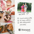 StarPack (2-Pack, 1 'Freeze The Day' Homemade Ice Cream Containers Quart) - Airtight Silicone Lids, BPA-Free Reusable