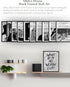 8x10in 1Pack iHery Small Natural Black OAK Wood Trendy Newspaper Framed Wall Art, Modern Sorry Out of Office Canvas
