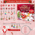 2024 Christmas Advent Calendar Charm Bracelets for Girls, SIXNIE 24-Days Countdown with DIY Charm Bracelets Kits