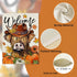 Welcome Fall Highland Cow Decorative Garden Flag, Autumn Farm Animal Pumpkin Maple Leaves Yard Decor 12 x 18