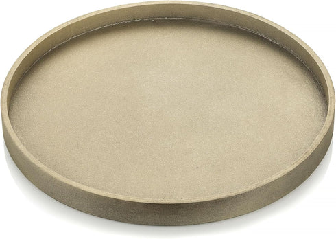 Hanobe Decorative Coffee Table Tray: Round Gold Tray for Home Decor -