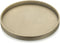 Hanobe Decorative Coffee Table Tray: Round Gold Tray for Home Decor -