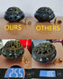 Ceramic Incense Burner with Stick Holder + Insulation for Stick or Coil Incense, Sage Cones, Frankincense (Fambe Blue)