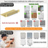 Set 2, 30CM HNVNER Metal Wall Shelves of Brushed Gold Floating Shelf, Wall Decorative Shelf for Photos, Collectibles