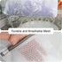 Polecasa Premium Soft 125g Diamond Mesh Laundry Bags with Sturdy Zipper for Delicates – 3 Pack Medium Durable Wash Bags