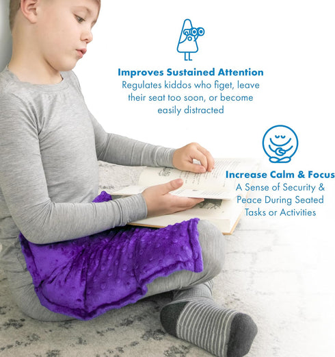 Harkla Weighted Lap Pad for Kids, Lavender Color