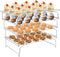 TeamFar 4-Tier Stainless Steel Cooling Rack, 15”x10” for Baking Roasting, Heavy Duty, Dishwasher Safe, Stackable &