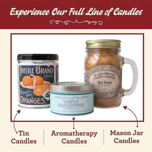 Our Own Candle Company Hot Apple Pie Scented Candle, 13 Ounces, 100 Hour Burn Time, Made in The USA