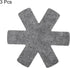 uxcell 3pcs Pot and Pan Protectors, 10 Inch Pot Separator for Stacking Felt Pan Protectors, Gray