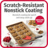 GoodCook BestBake Nonstick Textured Carbon Steel Large Cookie Sheet, 11" x 17", Bronze