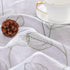 Topick White Sheer Kitchen Curtains with Sage Green Leaf Embroidery, 36 Inch Rod Pocket, 2 Panels for Short Windows