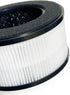 Nispira BS-01 3-In-1 True HEPA Filter Replacement for Slevoo Air Purifier BS-01 | 1 Pack Removes Smoke, Chemical VOCs,