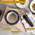 Velaze Marble Mortar and Pestle Set, 300 ml Mortar and 5.1 inch Pestle for Grinding Spices and Herbs