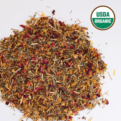 (16 oz, 1 Sassafras & Pumpernickel Certified USDA Organic Chicken Nesting Herbs Pound Bulk Bag) Aromatic Herbs