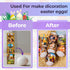 Set 49 of Easter Egg Wraps Heat Shrink Sleeves, Ukrainian Pysanka Pisanka Decorating Kit, Russian Orthodox Egg Covers