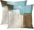 Britimes Throw Pillow Covers Modern Home Art Decor, 18 x 18 Inches Set of 2, Abstract Oil Painting