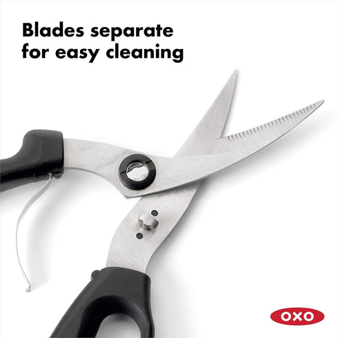 OXO Good Grips Spring-Loaded Poultry Shears - Black