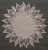 Lace Doily Round Table Topper Scarf Place Mat (16 inch) – Neutral Earth Tones Doily