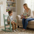 3-6, Outvita Kids Rocking Chair, Ergonomic Sturdy Toddler Rocking Chair with High Backrest & Rounded Armrests, Safe