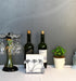 OwlGift Modern Ginkgo Leaves Design Napkin Holder - Metal Paper Napkin Storage for Kitchen, Stylish Paper Towel