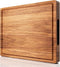 Misawce X-Large Acacia Wood Cutting Board for Kitchen, 20x15x1.2 Inch Reversible Wooden Chopping
