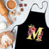 Monogrammed Gifts for Women, Monogram Aprons for Women, A-Z Initial Gifts for Women, Letter Apron for Cooking Baking