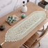 RHVQ 2Pcs Lace Table Runners with Tassels, Farmhouse Boho Doily Vintage Floral Dollies