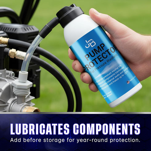 JB Industries 4 oz -25F, Pressure Washer Pump Saver Antifreeze & Lubricant, Prevents Freezing to Lubricates Pistons