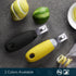 KITCHENDAO Citrus Lemon Peeler Zester Tool - Ultra Sharp Lemon Rind Twist Peeler Tool, Yellow