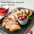 GoodCook 15” x 10.5” Nonstick Carbon Steel Baking Pan & Raised Wire Rack Set for Pizza, Bacon, and Multipurpose Cooking