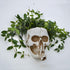 White Skull Planter Pot for Outdoor Plants, Halloween Vase, Goth Flower Pot, Day of The Dead Decor