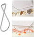 NACETURE 20 Pack Ceiling Hook Clips, Heavy Duty Grid Clips for Suspended Ceiling Tile, Home Office Decor