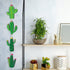 24 Pcs Cactus Cutouts Wooden Ornaments | Summer Themed Party Banner DIY Green Decoration for Mexican Birthday Baby