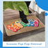 Summer Flip Flop Door Mat, Non-Slip Rubber Welcome Doormat for Indoor Outdoor Floor, 27.5 x 16.5 Inch