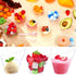150 Pack 7 oz Clear Plastic Dessert Cups with Tasting Spoons, Appetizer Cups Yogurt Parfait Bowls with Spoons for Party