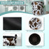 SELIONLIKN 18.9" x16.5" Cows Skin Brown Print Laundry Basket Foldable With Handles Tote Bag Oxford Cloth Animal Funny