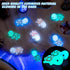 SYWHXY 488PCS (8 Luminous Mini Resin Turtles Miniature Turtles Animals Glow in The Dark Tiny Turtle Figurines to Hide
