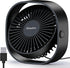 EasyAcc USB Desk Fan: 3 Speeds USB Powered Fan, 360° Rotatable Personal Table Fan for Home, Bedroom, Office (No Battery)