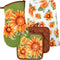 Generic Home Collection Seasonal Kitchen Linen Set - Includes Oven Mitt, Potholders, and Kitchen Towels (Summer