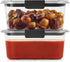 Rubbermaid Brilliance BPA-Free Food Storage Containers, Medium Deep, 4.7 Cup, 2-Pack, Airtight & Leak-Proof