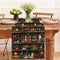 Bookshelf Table Runner,Dining Decor for Kitchen Coffee Table Family Dinners Holiday Parties