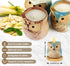 Citronella Candles Outdoor Gift Ideas, 6x3.5oz Novelty Owl Soy Candles for Garden, Porch, Outdoor Décor