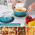 3 LIANYU QT Dutch Oven with Lid, Enameled Cast Iron Dutch Oven Pot, Nonstick Heavy-Duty Round Cooking Stock Pot