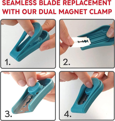 5 KneadAce Upgraded Extractable & Magnetic Bread Lame Dough Scoring Tool - Professional Sourdough scoring tool