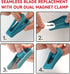 5 KneadAce Upgraded Extractable & Magnetic Bread Lame Dough Scoring Tool - Professional Sourdough scoring tool
